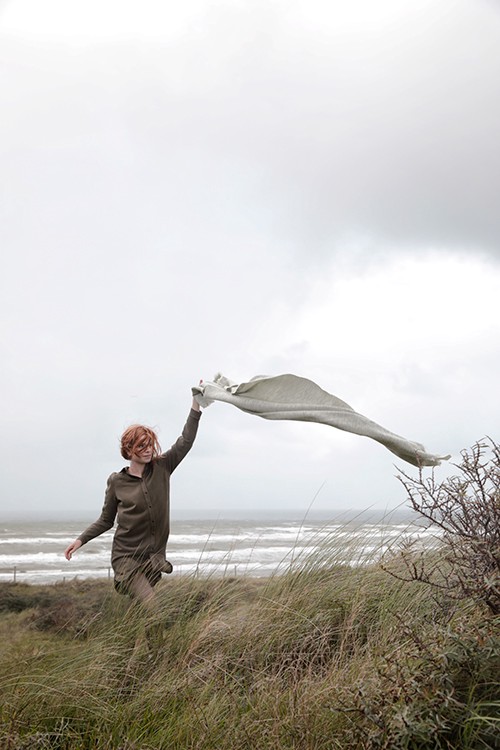 In between marram grass