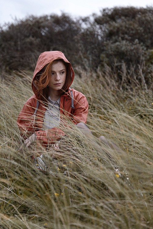In between marram grass