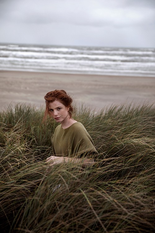 In between marram grass