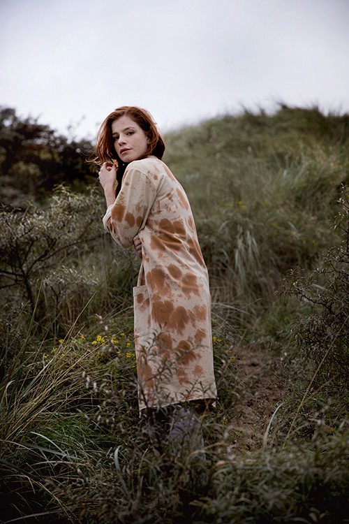In between marram grass